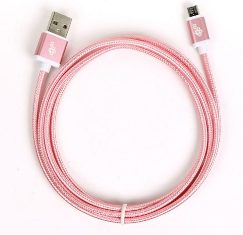 KABEL USB-MICRO USB 1.5 M TB AKTBXKU2SBA150P RÓŻOWY OPLOT KABEL USB-MICRO USB 1.5 M TB AKTBXKU2SBA150P RÓŻOWY OPLOT