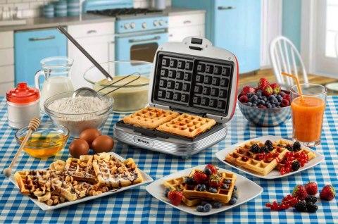 gofrownica-ariete-waffle-maker-19730-partytime-czerwona gofrownica-ariete-waffle-maker-19730-partytime-czerwona