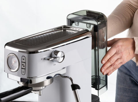 EKSPRES CIŚNIENIOWY KOLBOWY ARIETE 1381/14 PERFETTO SLIM METAL MANOMETRO MODERNA BIAŁY EKSPRES CIŚNIENIOWY KOLBOWY ARIETE 1381/14 PERFETTO SLIM METAL MANOMETRO MODERNA BIAŁY