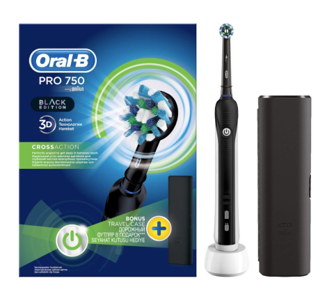 SZCZOTECZKA ORAL-B PRO 750 BLACK SZCZOTECZKA ORAL-B PRO 750 BLACK