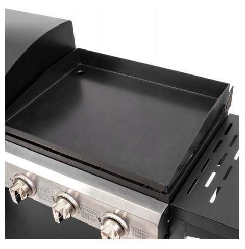 GRILL GAZOWY Z TRZEMA PALNIKAMI I PLANCHĄ 2W1 MIR432 GRILL GAZOWY Z TRZEMA PALNIKAMI I PLANCHĄ 2W1 MIR432