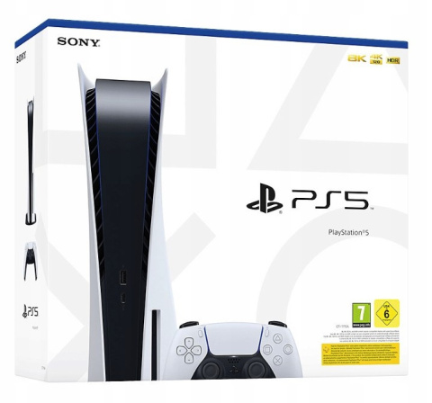 KONSOLA PLAYSTATION 5 825GB Z NAPĘDEM BLU-RAY KONSOLA PLAYSTATION 5 825GB Z NAPĘDEM BLU-RAY