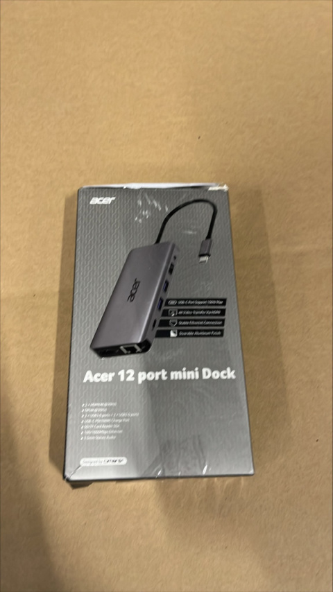 STACJA ACER 12-IN-1 MINI DOCK (HP.DSCAB.009) - OUTLET STACJA ACER 12-IN-1 MINI DOCK (HP.DSCAB.009) - OUTLET
