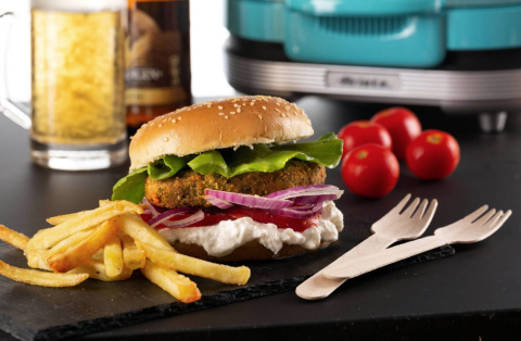 URZĄDZENIE DO HAMBURGERÓW I PANINI ARIETE 205/01 PARTY TIME NIEBIESKIE URZĄDZENIE DO HAMBURGERÓW I PANINI ARIETE 205/01 PARTY TIME NIEBIESKIE