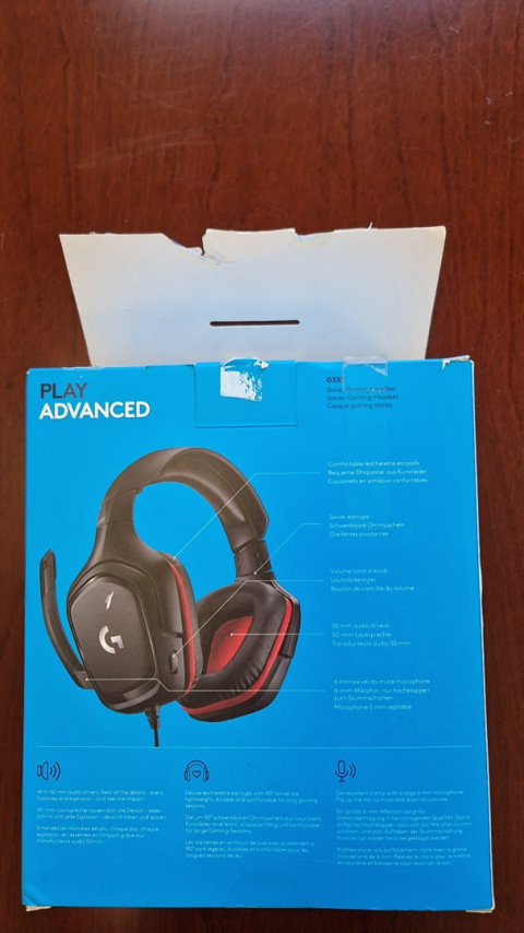 SŁUCHAWKI LOGITECH G332 - OUTLET SŁUCHAWKI LOGITECH G332 - OUTLET