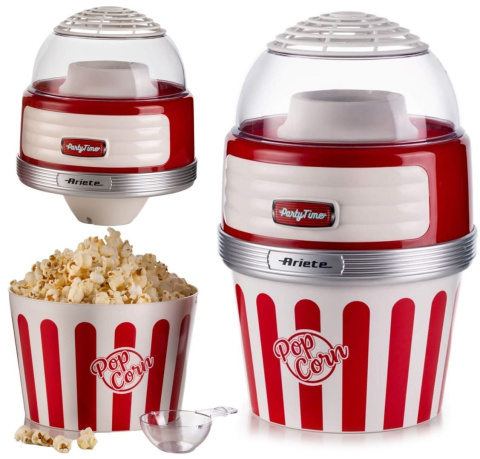 URZĄDZENIE DO POPCORNU ARIETE POPCORN XL 2957/0 PARTYTIME CZERWONE - OUTLET URZĄDZENIE DO POPCORNU ARIETE POPCORN XL 2957/0 PARTYTIME CZERWONE - OUTLET