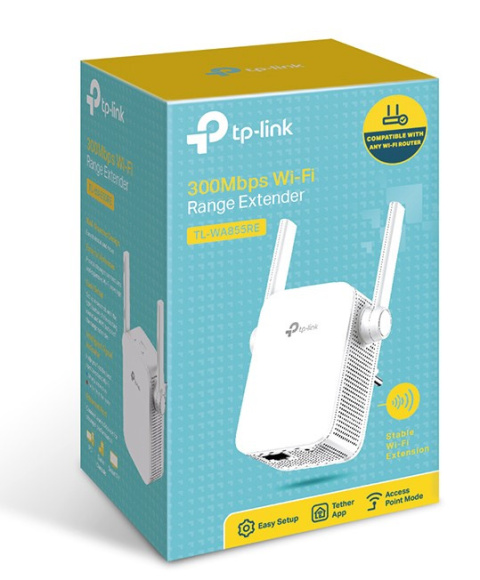 WZMACNIACZ SYGNAŁU REPEATER TP-LINK TL-WA855RE WZMACNIACZ SYGNAŁU REPEATER TP-LINK TL-WA855RE