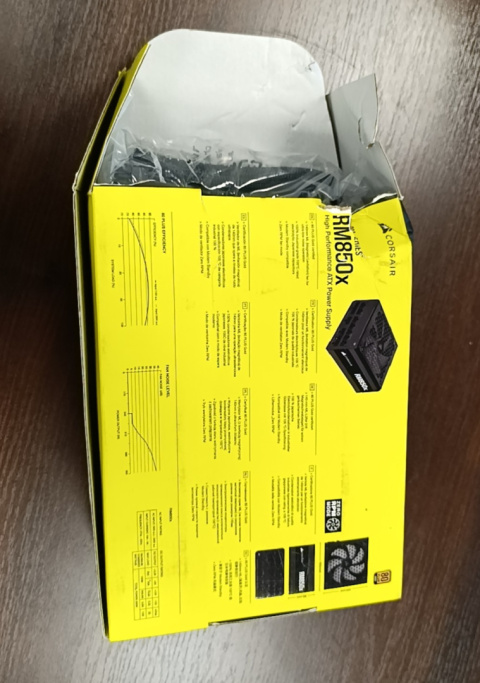 ZASILACZ CORSAIR 850W CORSAIR RM850X (CP-9020200-EU) - OUTLET ZASILACZ CORSAIR 850W CORSAIR RM850X (CP-9020200-EU) - OUTLET