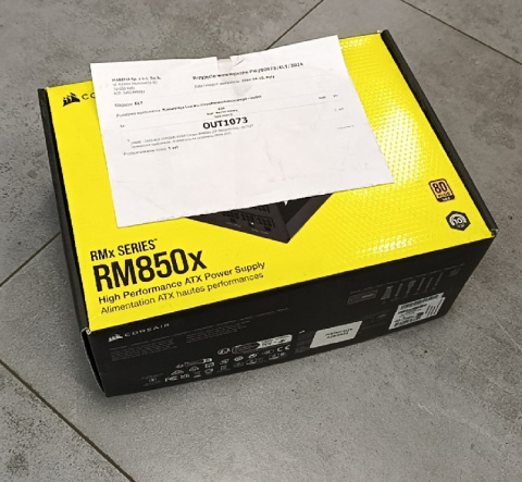 ZASILACZ CORSAIR 850W CORSAIR RM850X (CP-9020200-EU) - OUTLET ZASILACZ CORSAIR 850W CORSAIR RM850X (CP-9020200-EU) - OUTLET