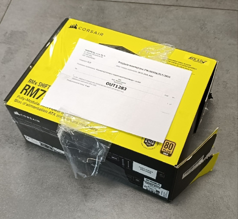 ZASILACZ CORSAIR RMX SERIES RM750X SHIFT (CP-9020251-EU) - OUTLET ZASILACZ CORSAIR RMX SERIES RM750X SHIFT (CP-9020251-EU) - OUTLET