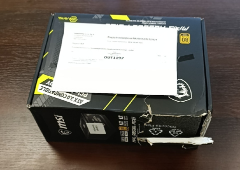 ZASILACZ MSI MAG A850 GL - OUTLET ZASILACZ MSI MAG A850 GL - OUTLET