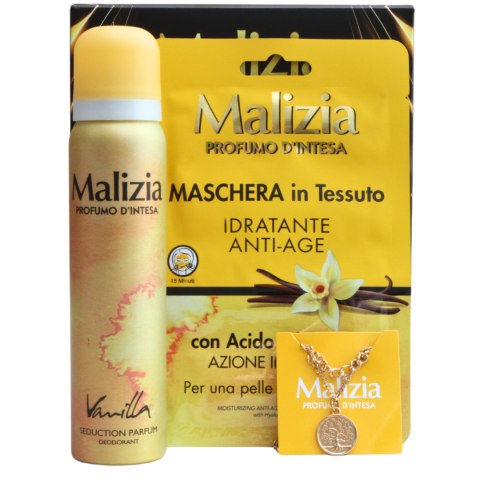 MALIZIA Vanilla Zestaw Prezentowy Dezodorant+Maseczka MALIZIA Vanilla Zestaw Prezentowy Dezodorant+Maseczka