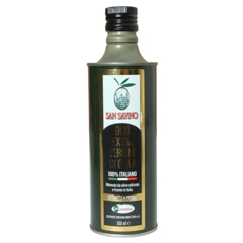 MORETTINI SAN SAVINO Oliwa Extra Vergine Puszka 500ml 100% Włochy MORETTINI SAN SAVINO Oliwa Extra Vergine Puszka 500ml 100% Włochy