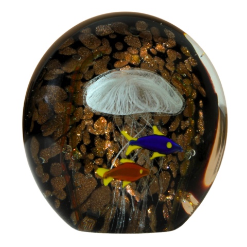 SZKLANA DEKORACJA Akwarium + Meduza 12cm SZKLANA DEKORACJA Akwarium + Meduza 12cm