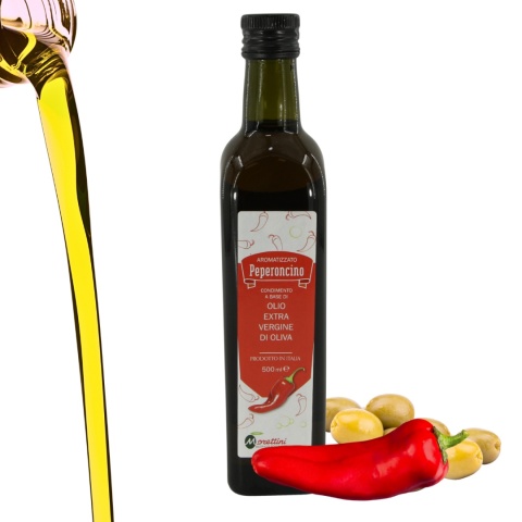 MORETTINI aromatyzowana oliwa z oliwek smak CHILI 500ml