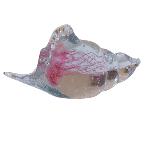 SZKLANA DEKORACJA Muszla + Meduza 19cm SZKLANA DEKORACJA Muszla + Meduza 19cm
