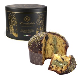 BRONTEDOLCI PANETTONE z Kremem Pistacjowym i Czekoladą 1kg