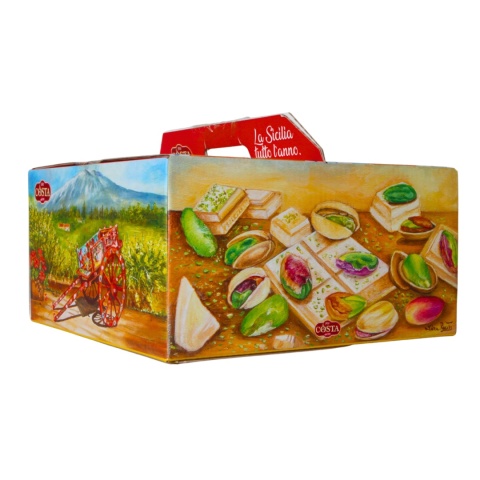 COSTA DOLCI PANETTONE z Polewą Czekoladową 1720g + Krem Czekoladowy 2x190g
