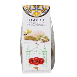 COSTA DOLCI Włoskie Kruche Ciastka z Kremem Pistacjowo-Waniliowym 100g