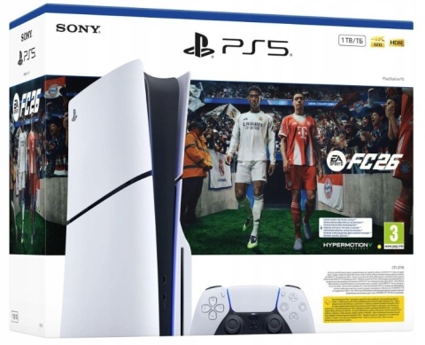 Konsola SONY PlayStation 5 PS5 Slim Standard + EA SPORTS FC 26
