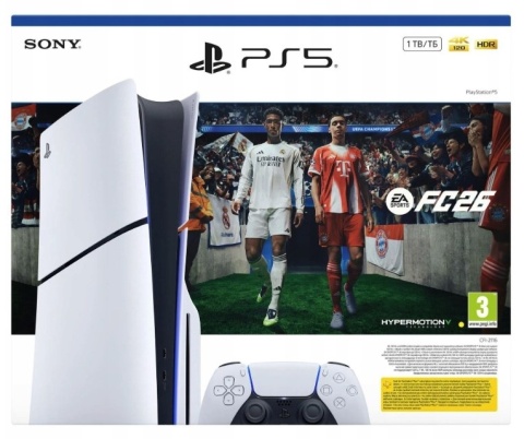 Konsola SONY PlayStation 5 PS5 Slim Standard + EA SPORTS FC 26
