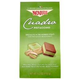 NOVI CUADRO Pistacchio Włoskie Czekoladki 150g