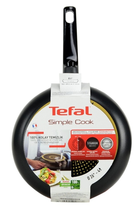 Patelnia TEFAL B5560553 Simple Cook TYTANOWA 26cm