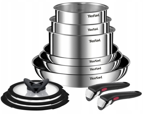 TEFAL Zestaw garnków Ingenio Emotion 11el RĄCZKA indukcja